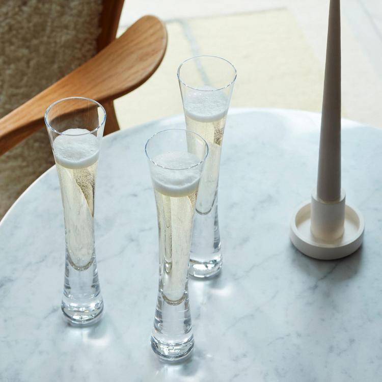 LSA MV30 Moya, Flute da Champagne, 170 ml, rosato, Confezione da 2
