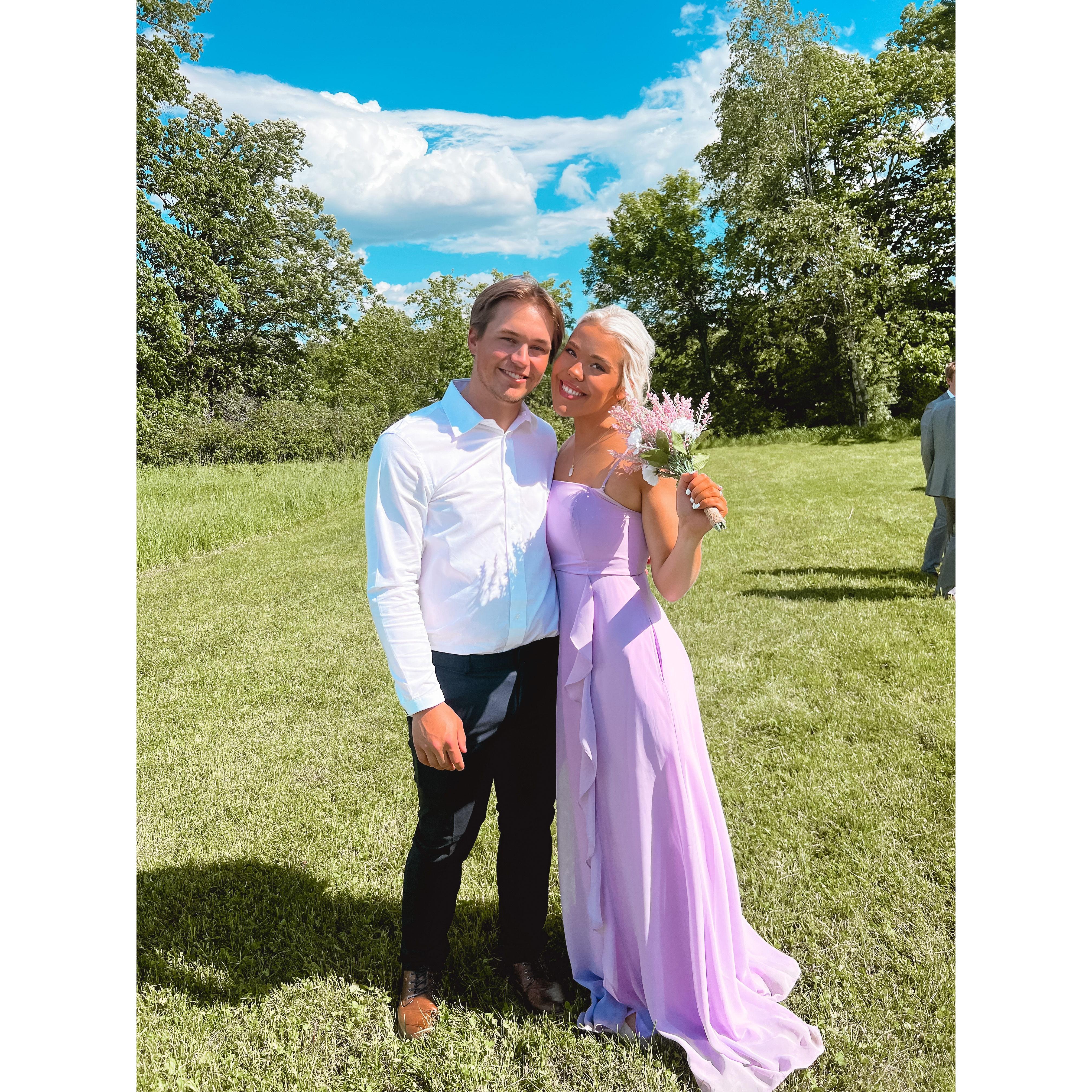 Best friends wedding.