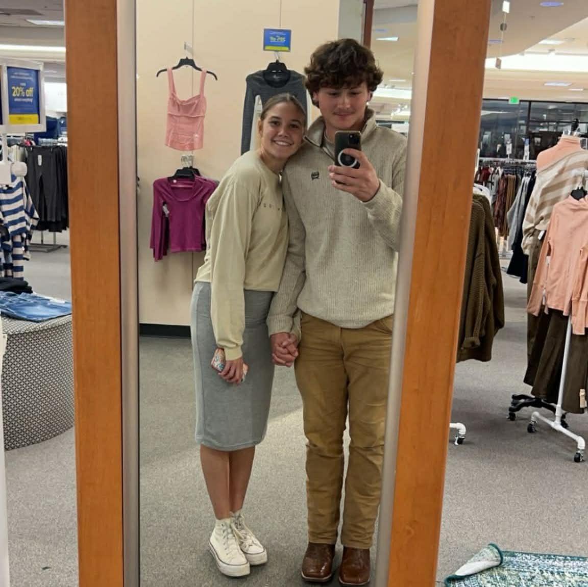 One of our first dates.