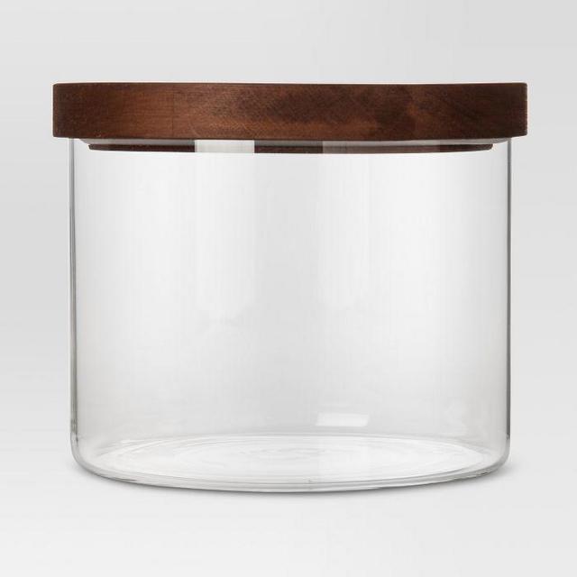 78oz Glass Storage Canister with Wood Lid - Threshold™