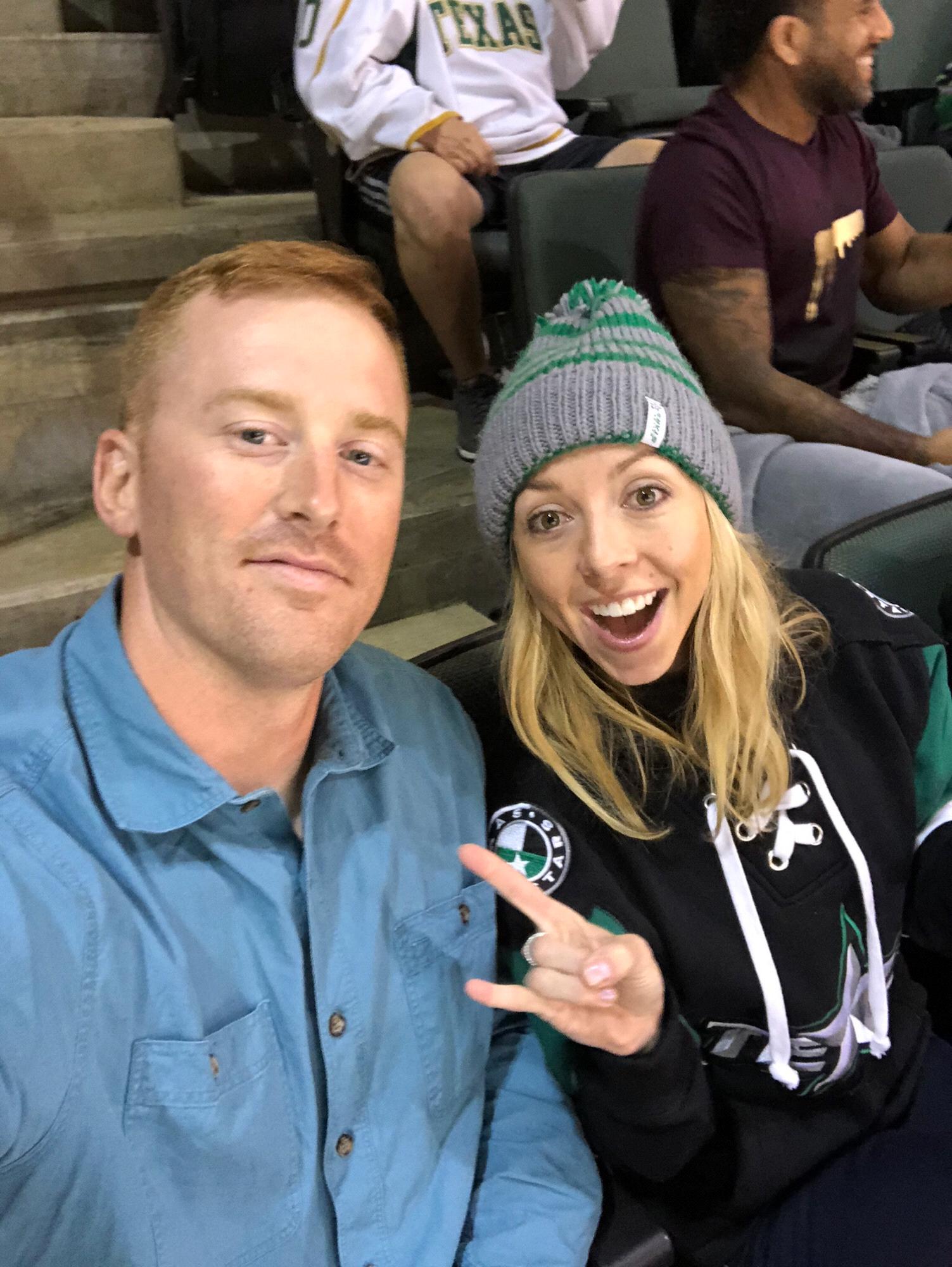 Kevin’s first time seeing the Texas Stars Hockey