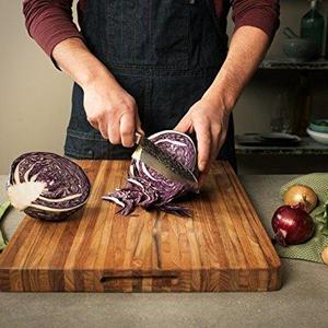 Teakhaus Cutting Board - Rectangle Carving Board With Hand Grip