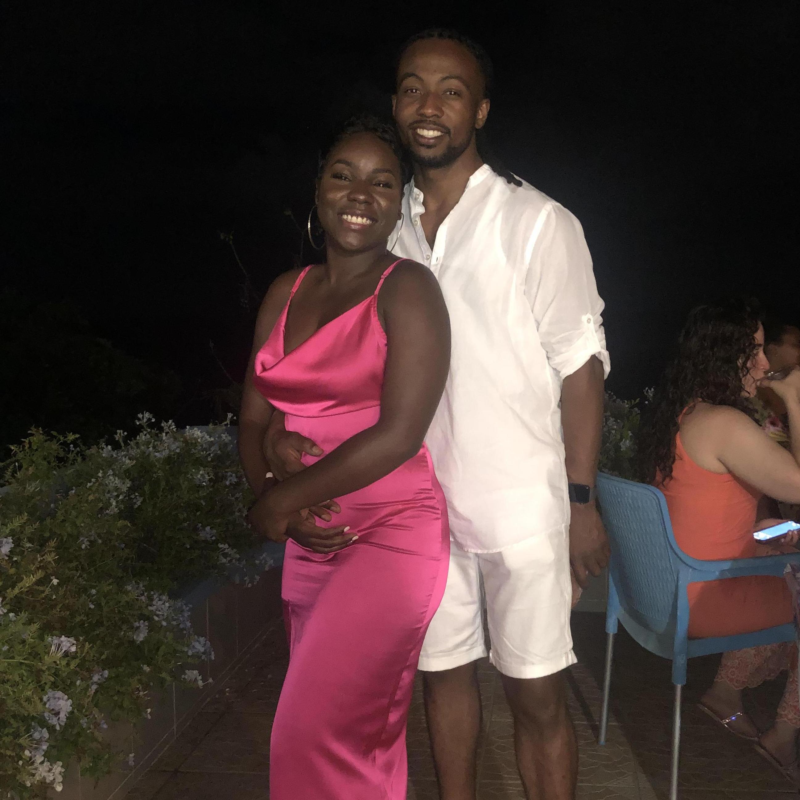 Traveled to Tobago to celebrate love.