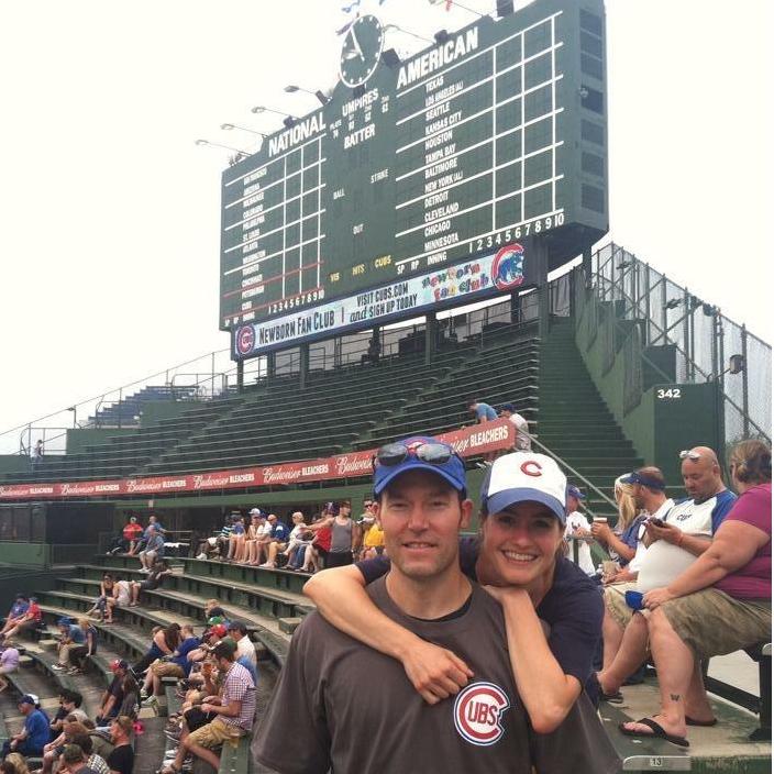 First trip together ever, and Brad's first trip to Wrigley!
Chicago, 2014