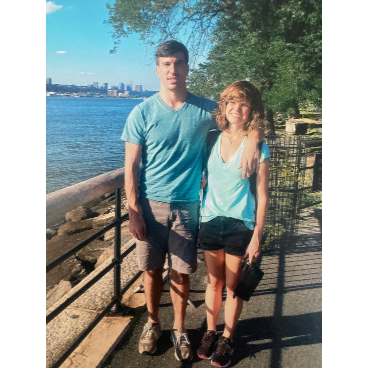 Jordan and me (Rachael obv) when I just moved into NYC circa August 2015.