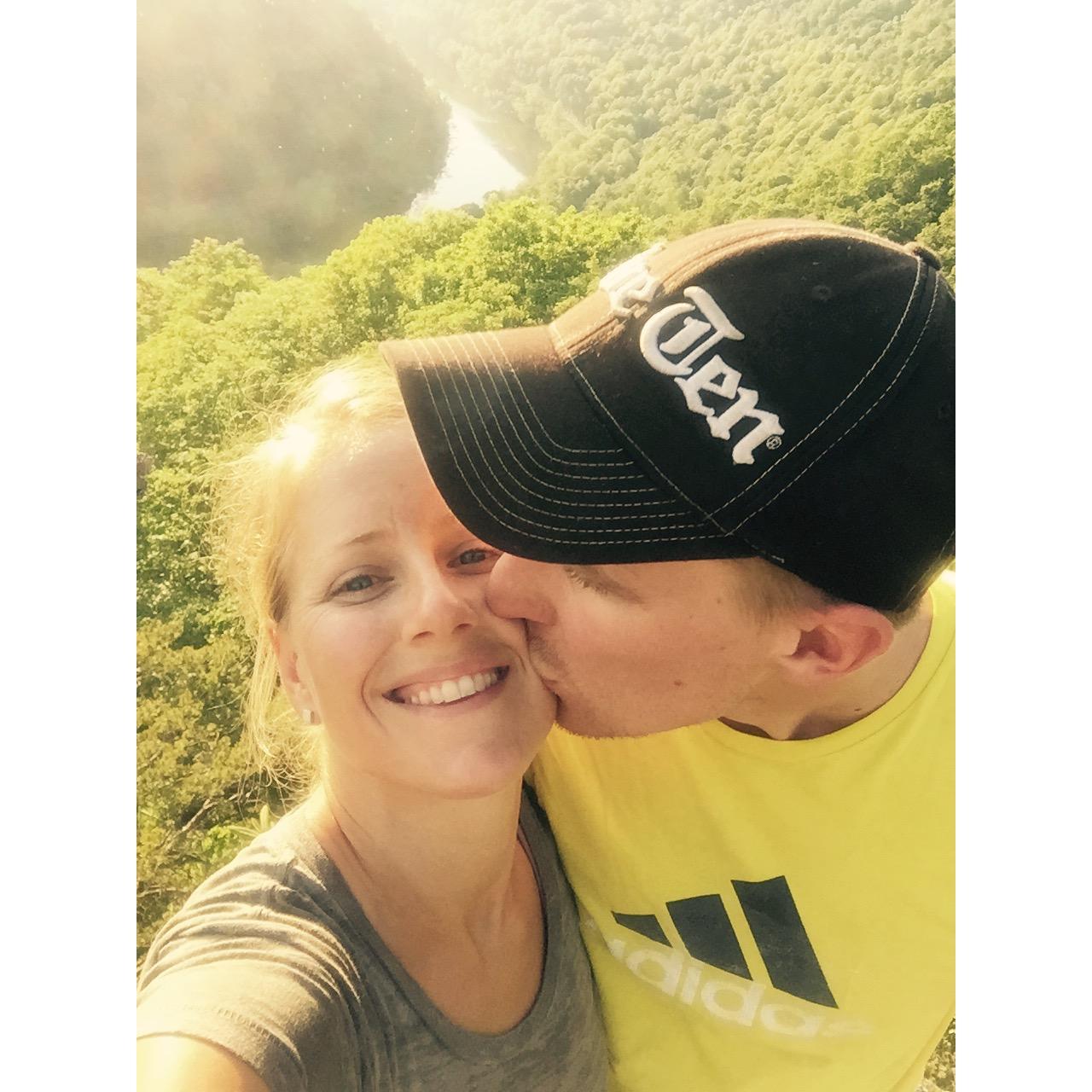 High above the New River Gorge