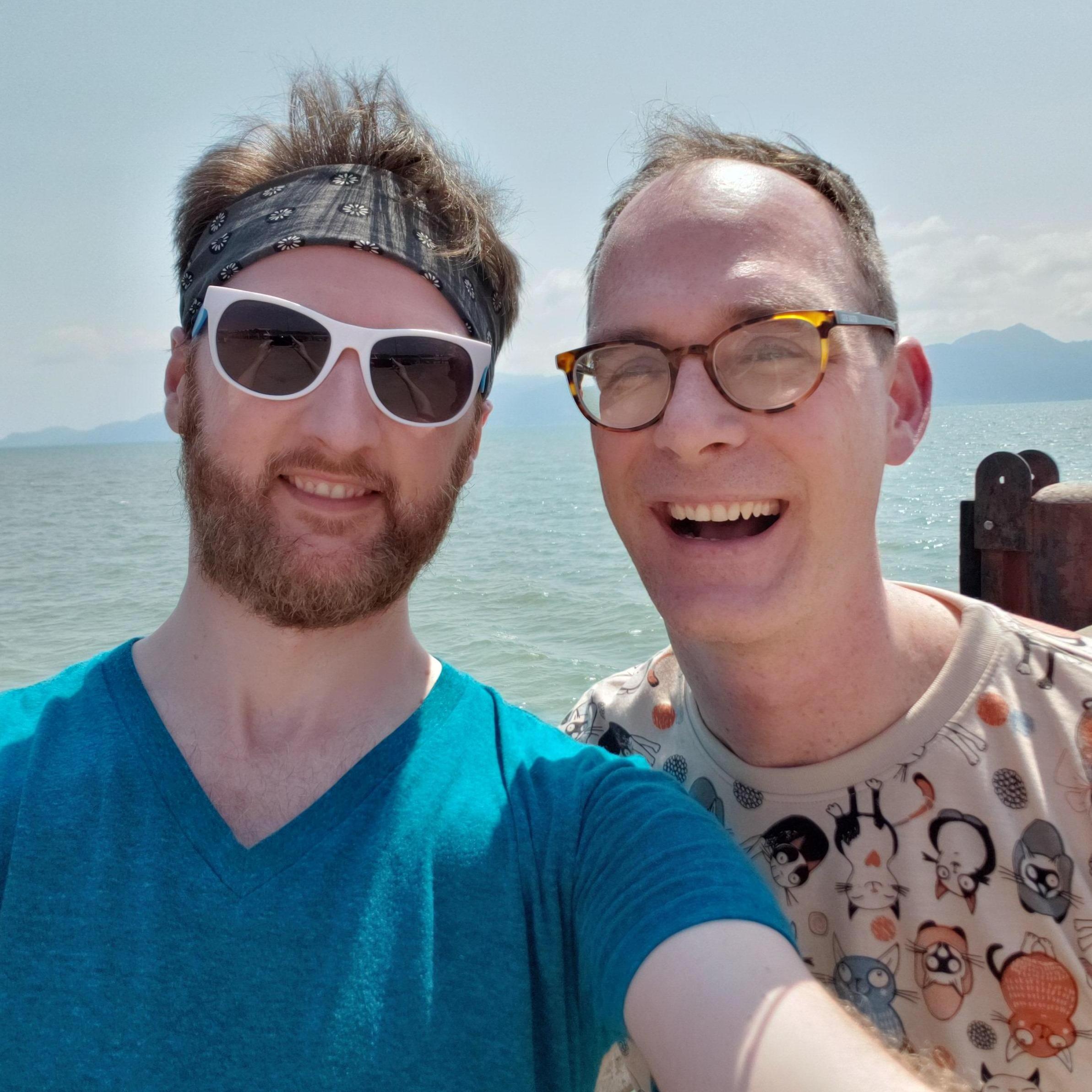On our way to Koh Wai, Thailand, March 2019, a remote island with no electricity and no running water where we got engaged.