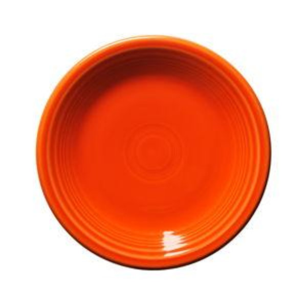Classic Rim 7 1/4 Inch Salad Plate, Poppy