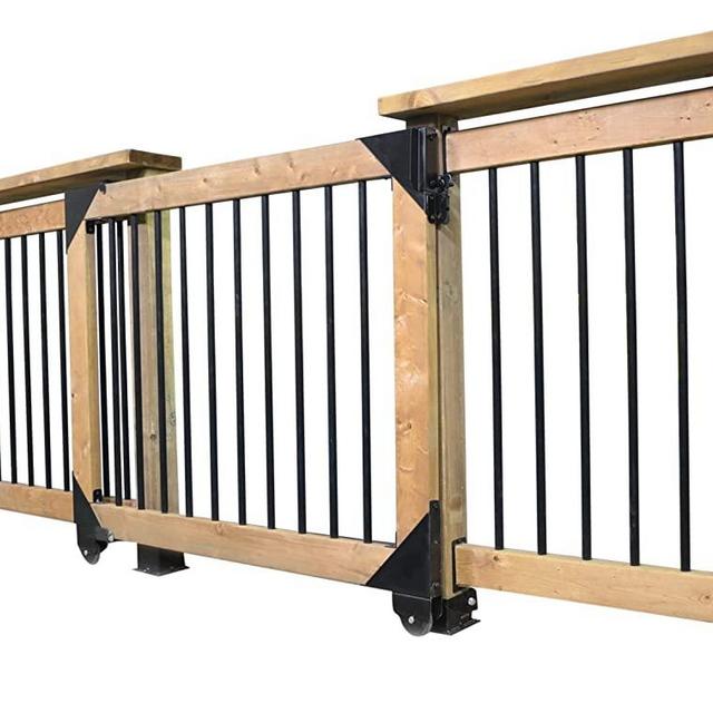 Pylex 11052 Sliding Gate Kit, Black