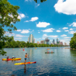 Kayak or Paddle board along downtown Austin