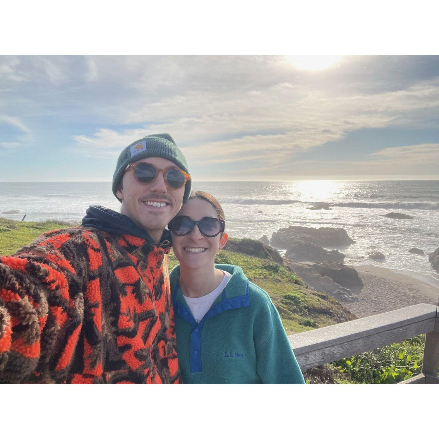 February 2025 at Moonstone Beach CA for Jacob's bday