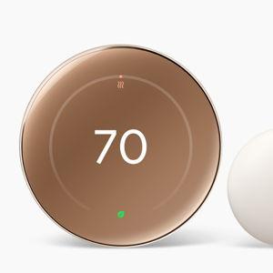 Buy Nest Thermostat 4th Gen Gold