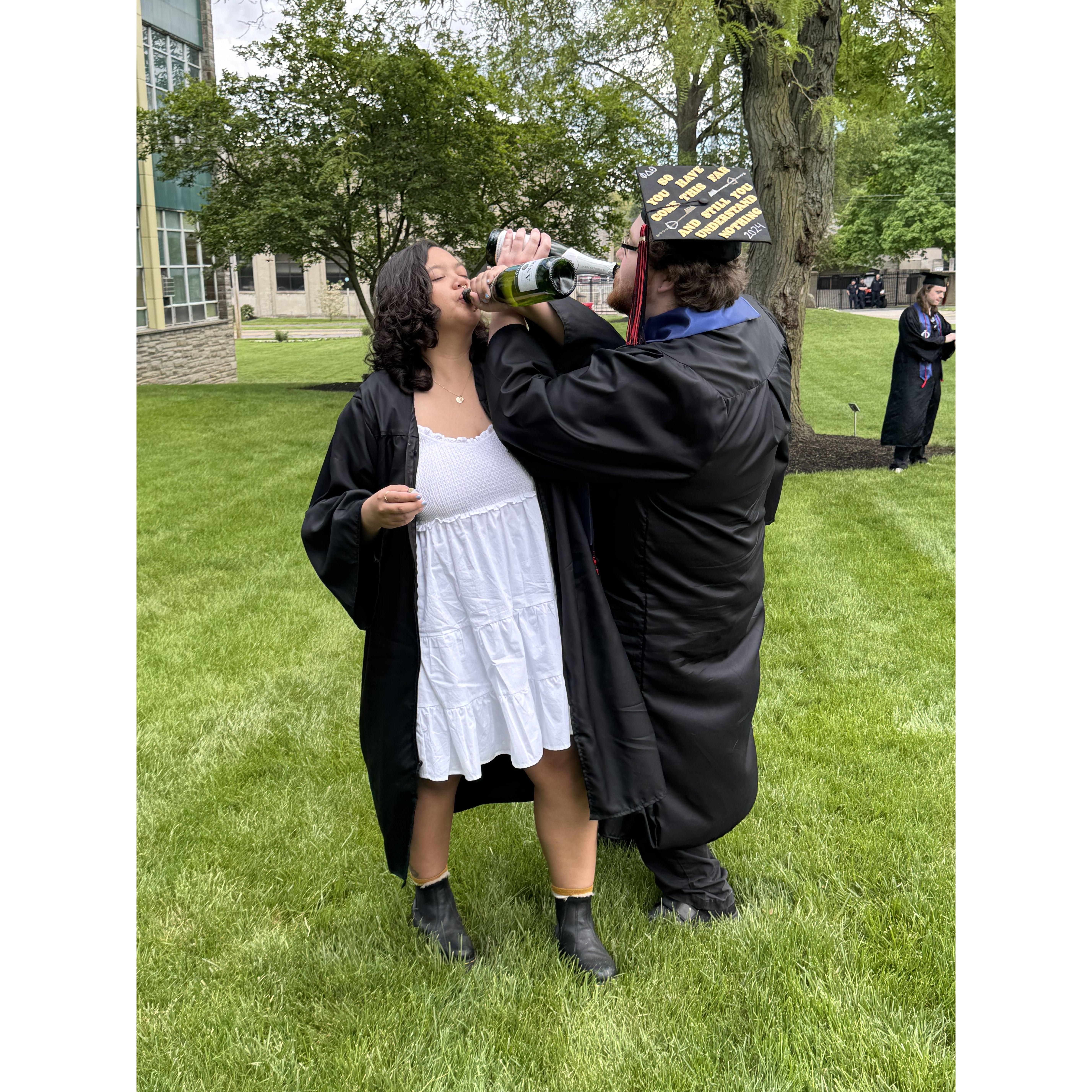 Going out with style on graduation day