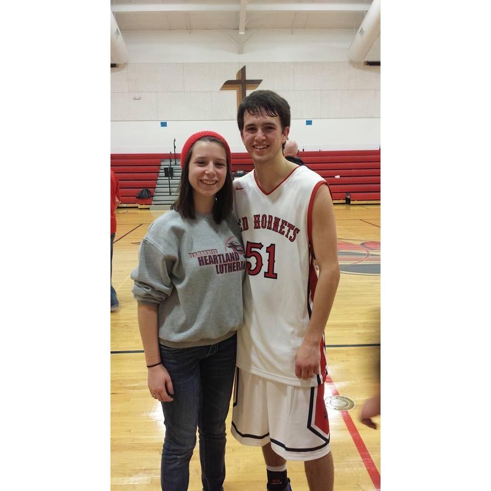 Senior basketball game, 2015
