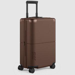 July Checked Expandable in Dark Brown
