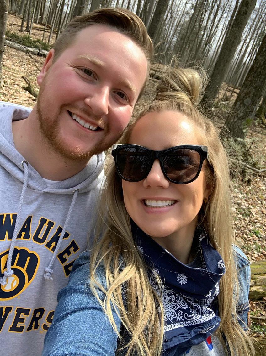 Hiking in Peninsula State Park, April 2020