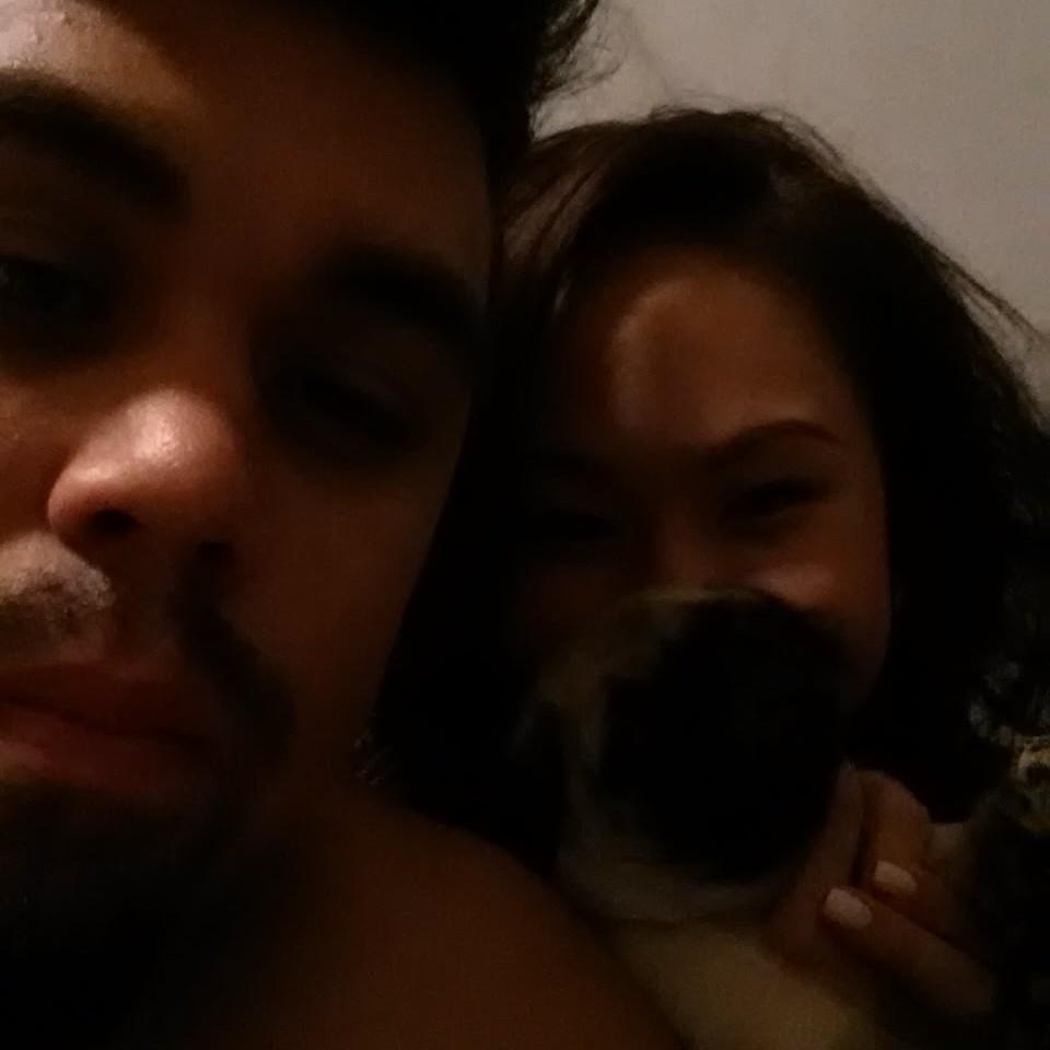 Our first family photo when we got Yasiel Pug in 2014.
Arcadia, CA