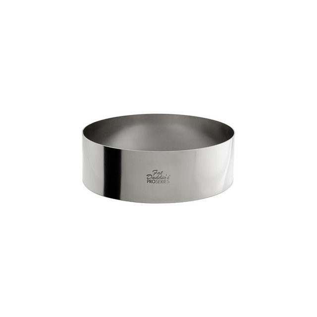 Fat Daddio's Stainless Steel Round Cake & Pastry Ring, 6 x 2 Inch