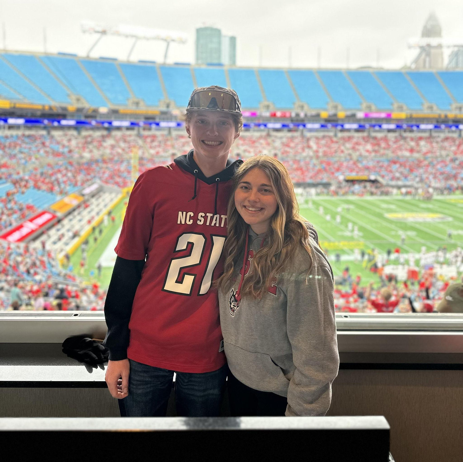 Our first football game