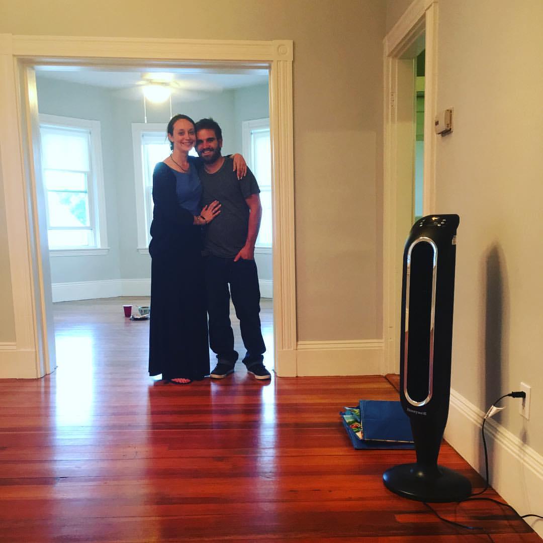 When we moved in together!