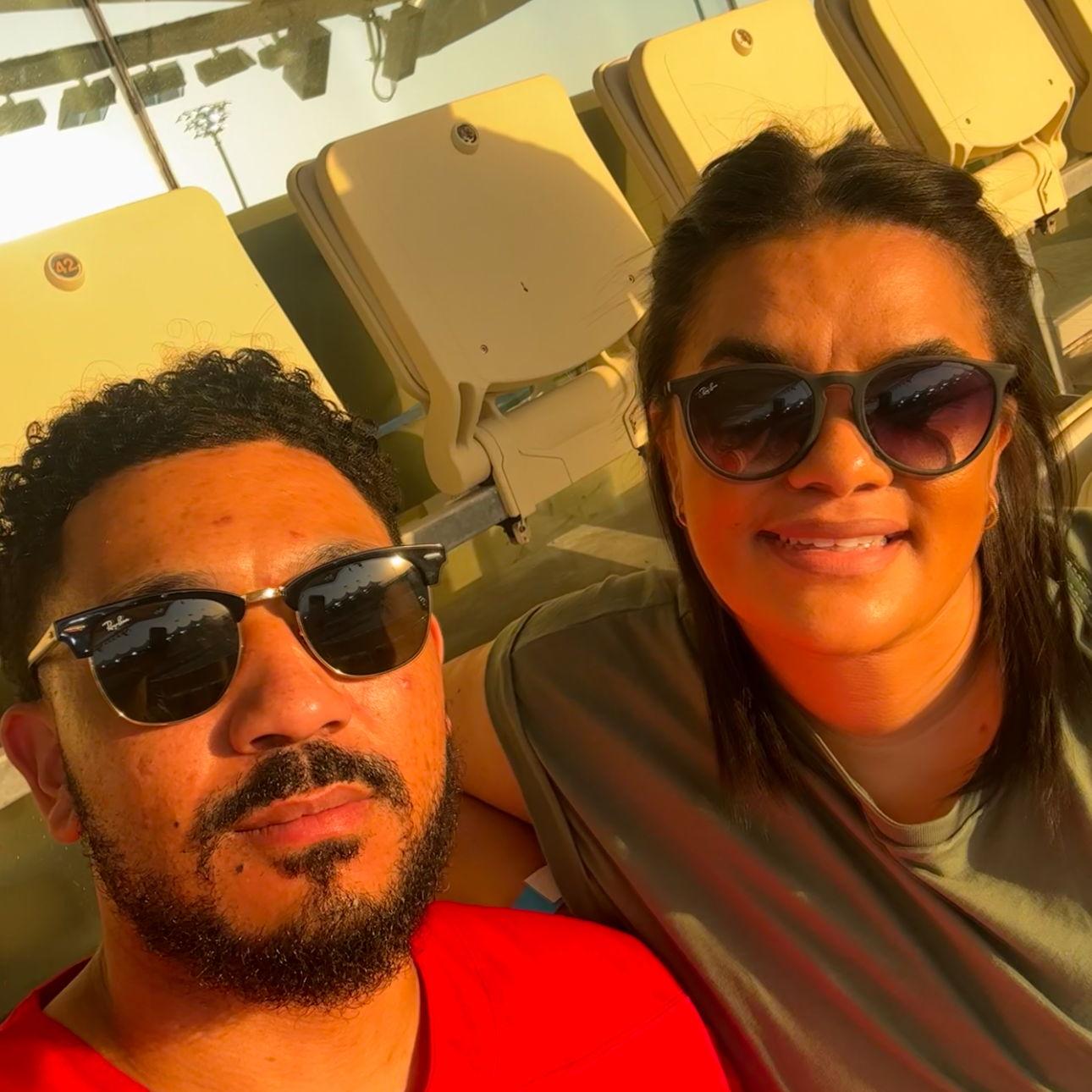 At the F1: We came for the race… stayed for the love.