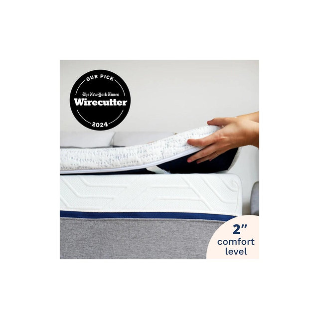 Mattress Topper - 2 Inch - Breathable Memory Foam - Select High Density by Viscosoft Queen