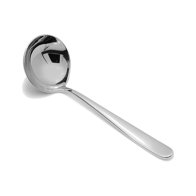 Fortessa Grand City 18/10 Stainless Steel Flatware Individual Sauce/Soup Ladle 7.6-Inch