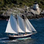 Sunset and day time sails