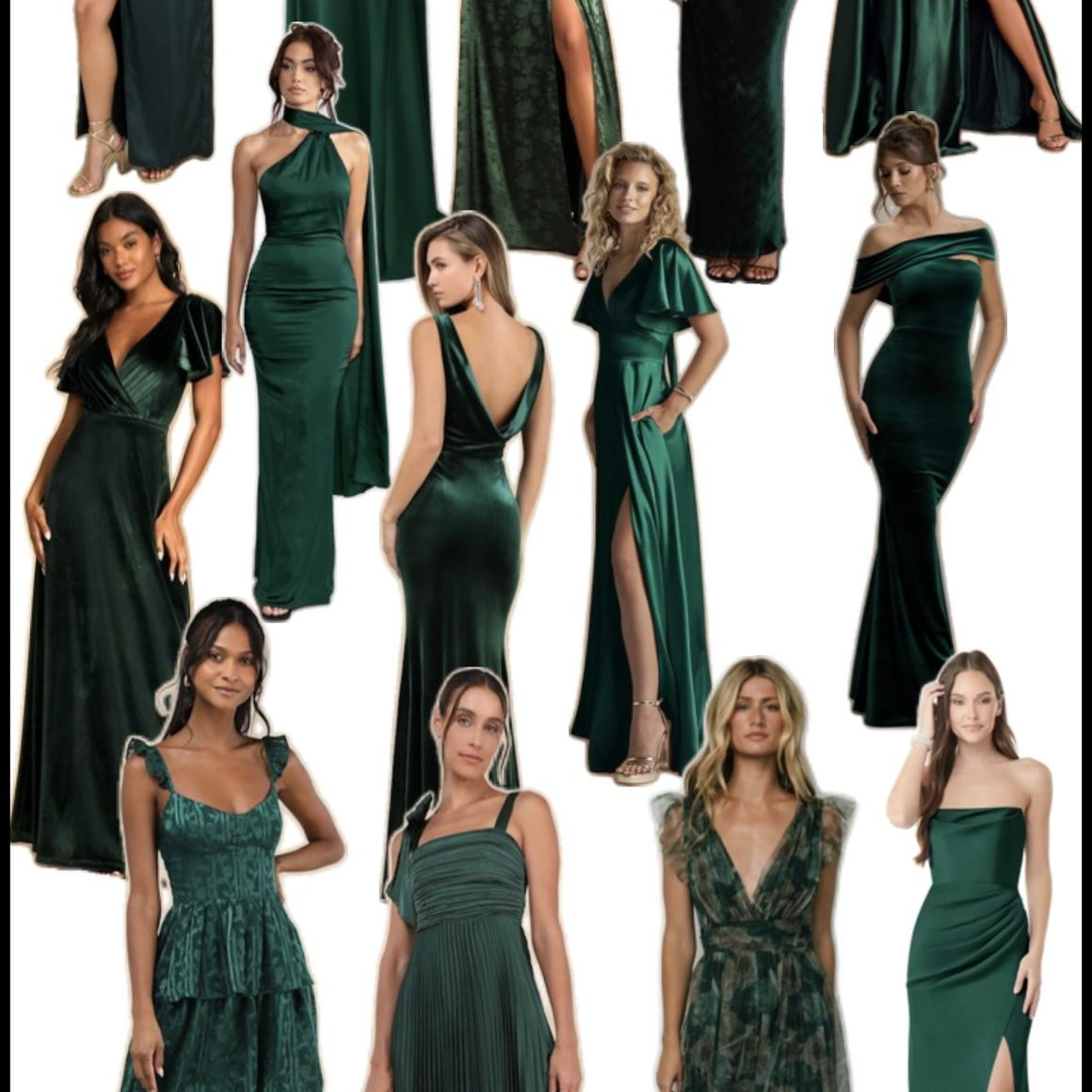 Some Example’s of Forest Green Dresses For My ladies