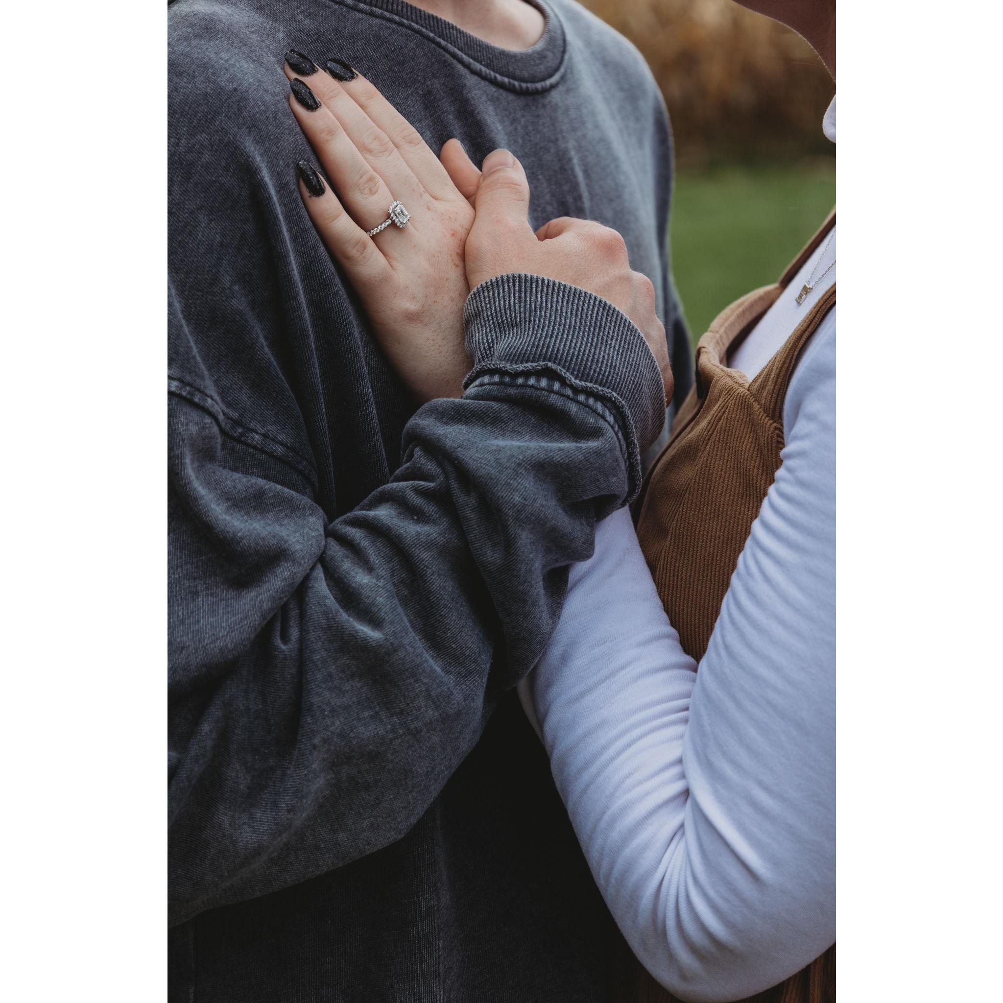 Our first engagement photo session.