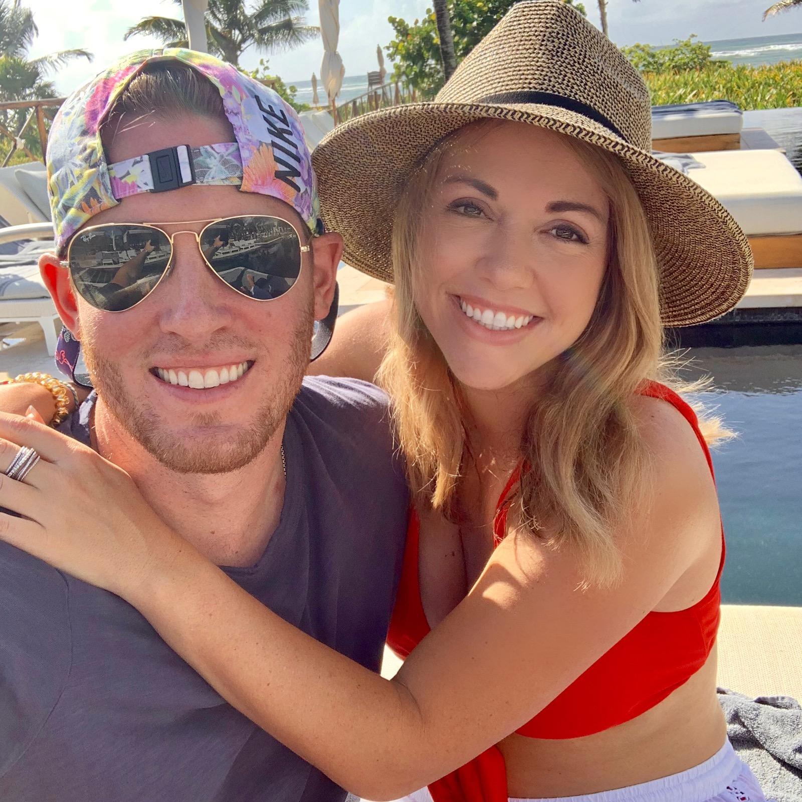 In Cancun....where the vision for a destination wedding really began!