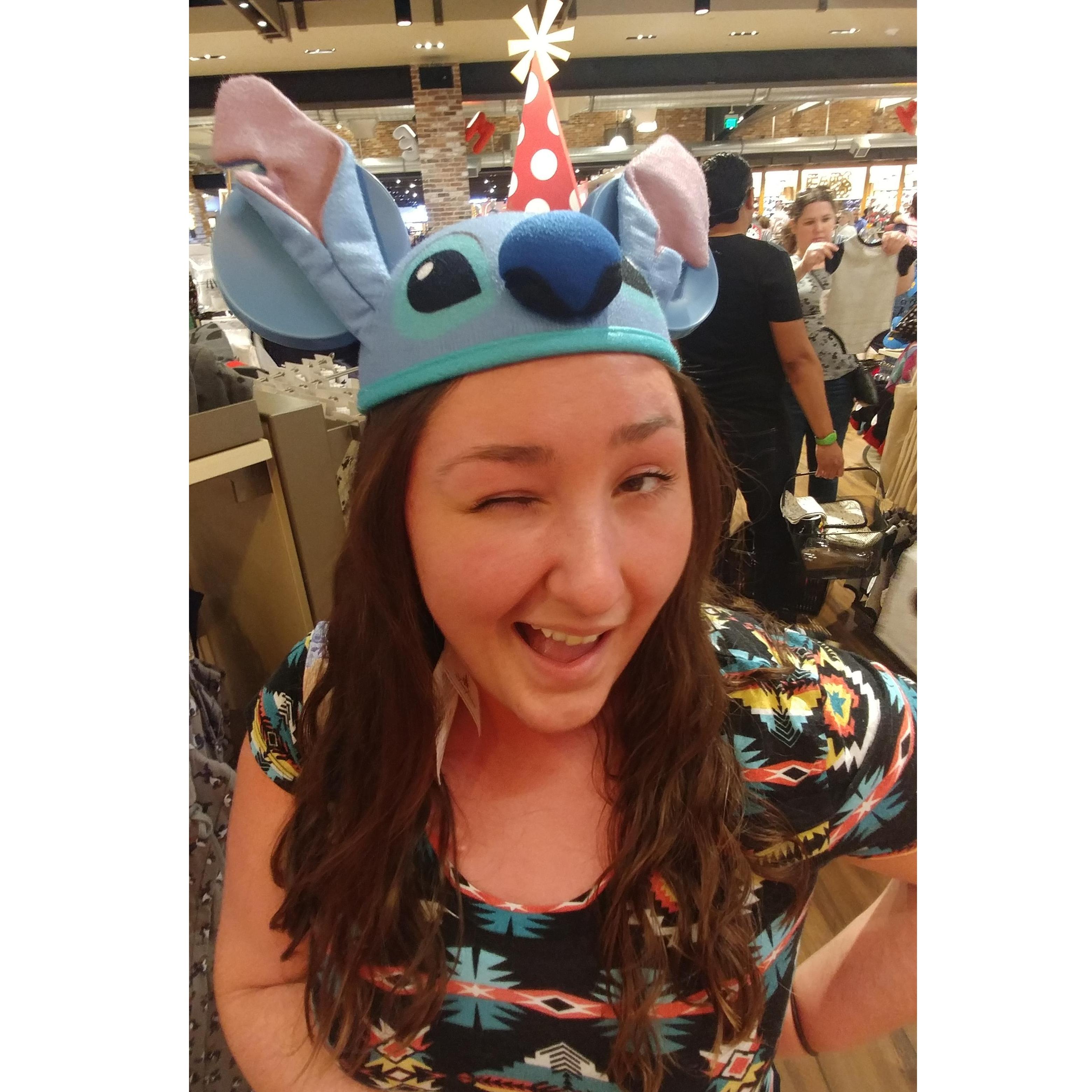 Days at Disney. P.s- He's teaching me how to wink.