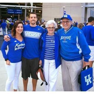 UK Football with Steve’s grandpa, Roland and Barb 2015