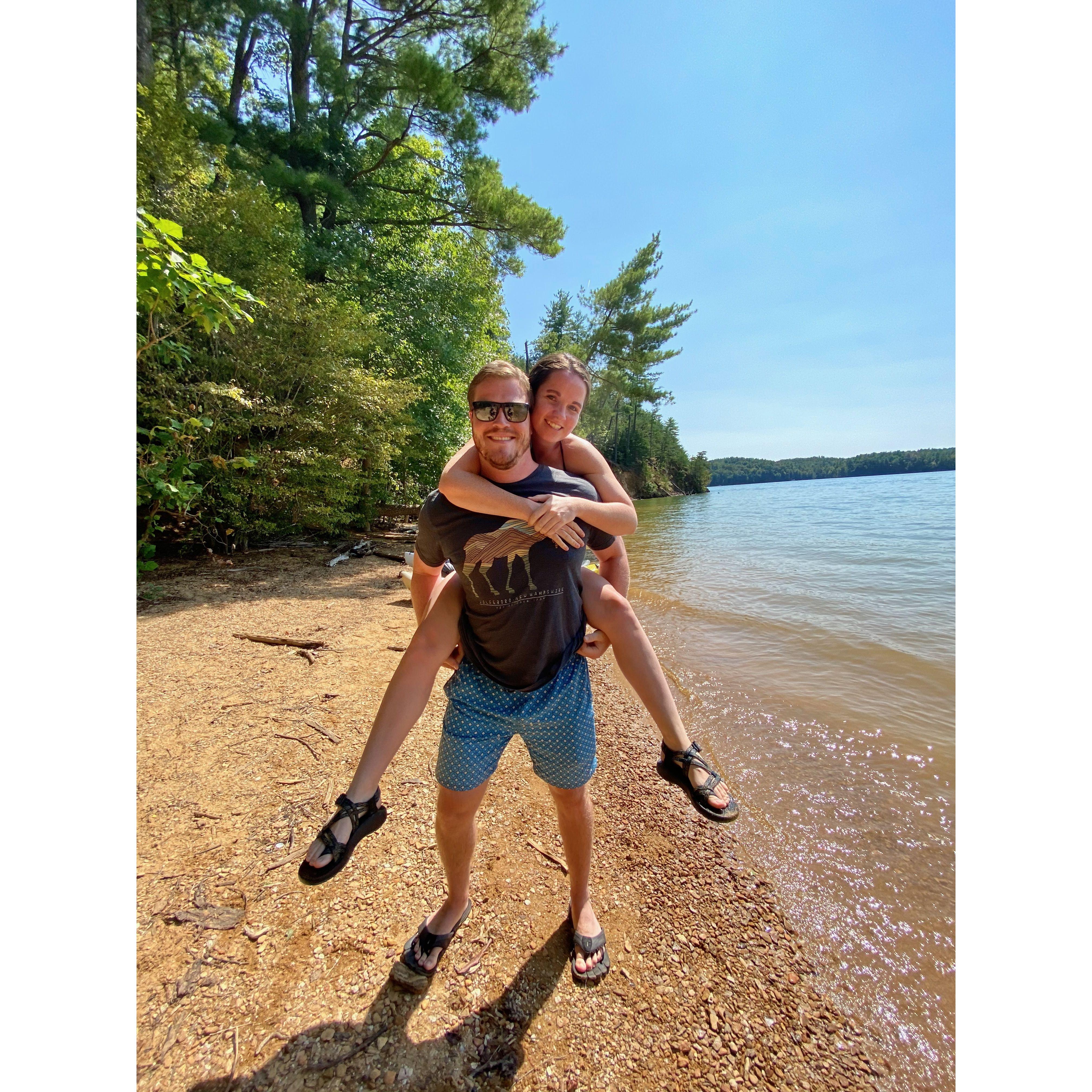 2020 - Spent the day kayaking with friends near Asheville, NC
