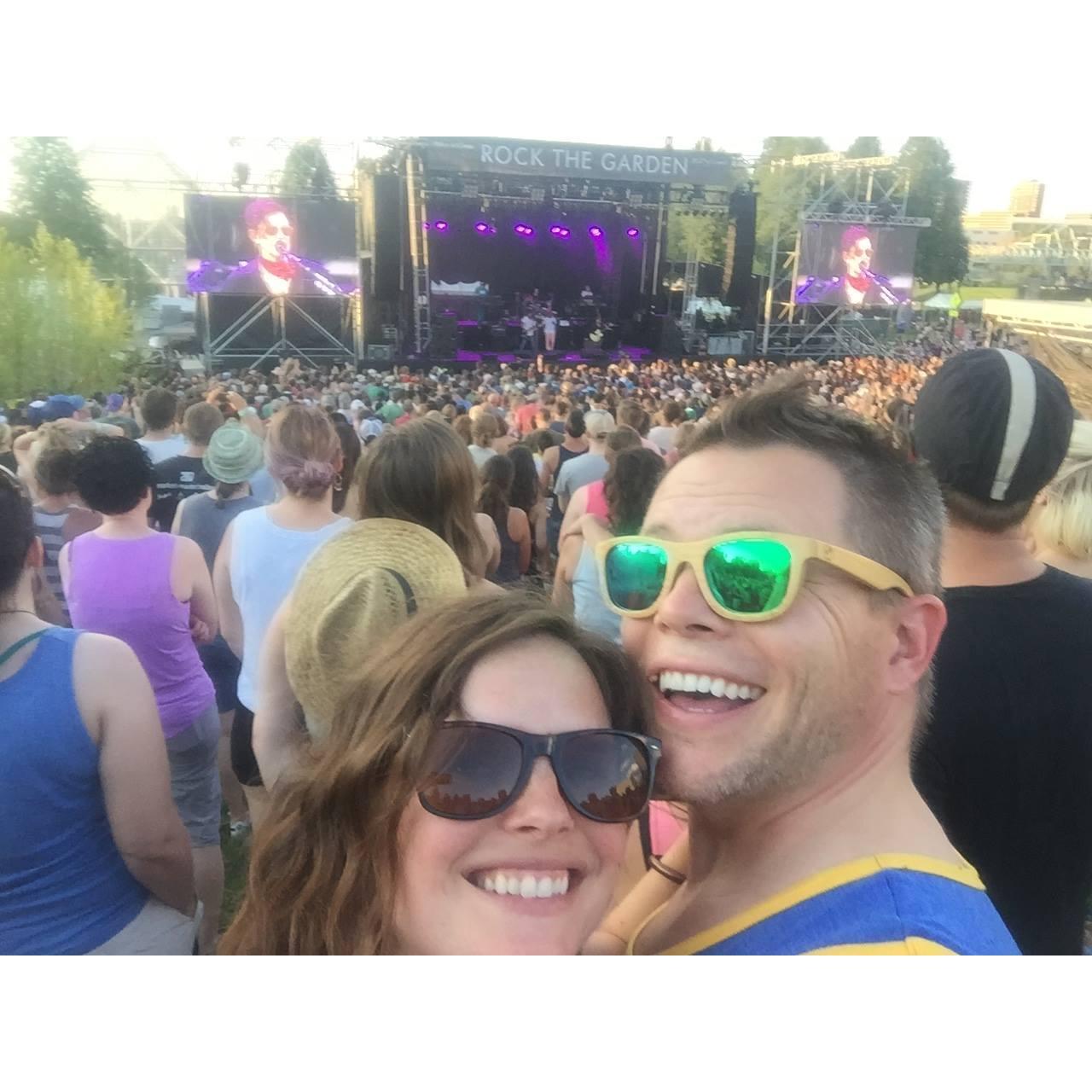 Like we said we love concerts! -Rock the Garden