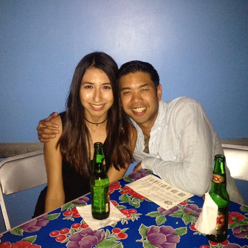 Our fist date in La Mezcalera, Tijuana