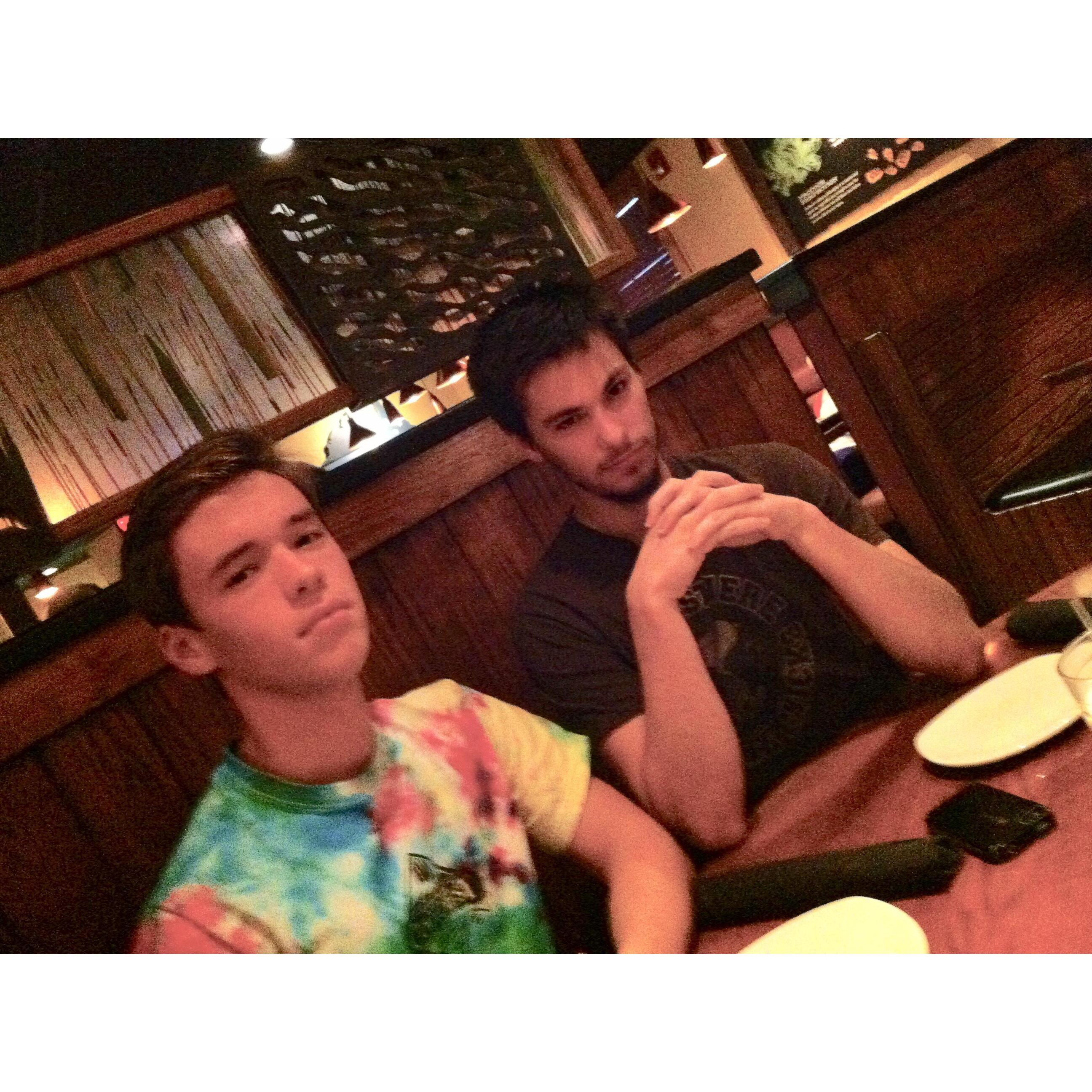 Tim and Chris: goofballs!