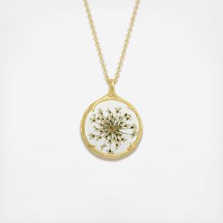 18K Gold Vermeil Small Botanical Necklace