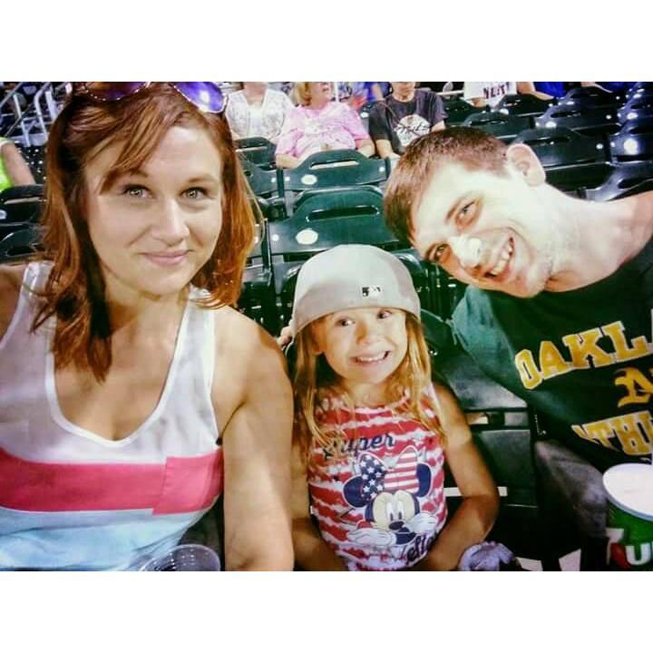 Our first Family Date Night! This has become a monthly staple in our family and it's even better when it includes baseball.