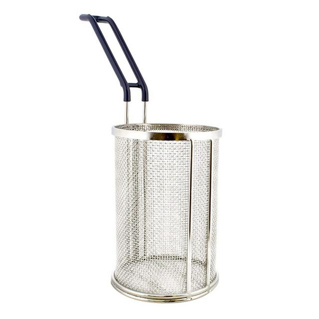 Lot45 Stainless Steel Pasta Insert, Pasta Strainer Basket Mesh Strainer, Noodle Strainer with Handle for 1 Pound Pasta