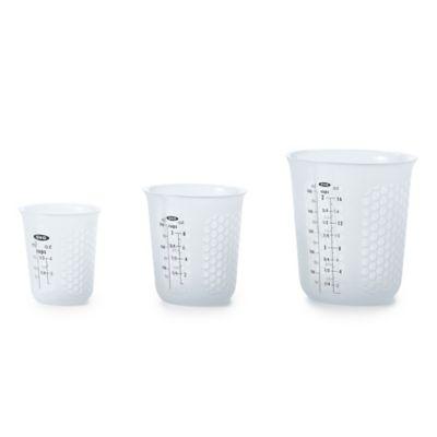 OXO Good Grips® Squeeze & Pour 3-Piece Silicone Measuring Cup Set
