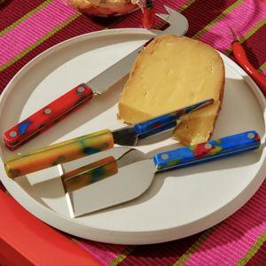 Rainbow Cheese Knives