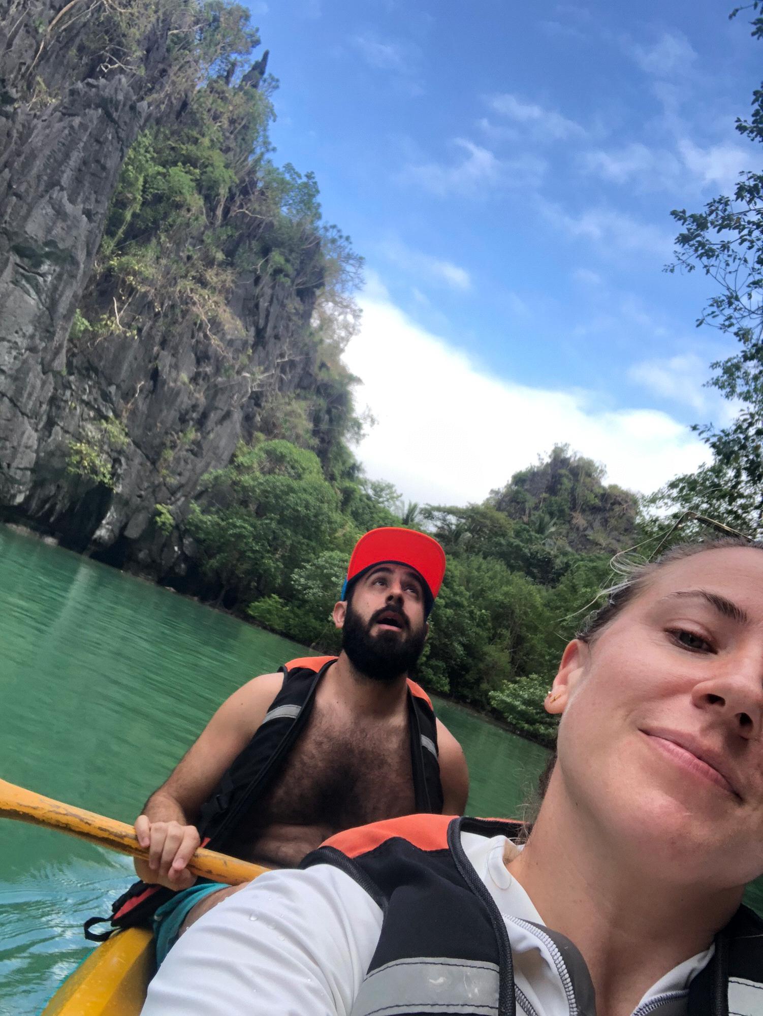 The most beautiful day kayaking around lagoons.