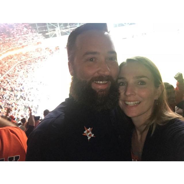 Engagement Evening, Game 5 Astros World Series! Everyone was winning this day!