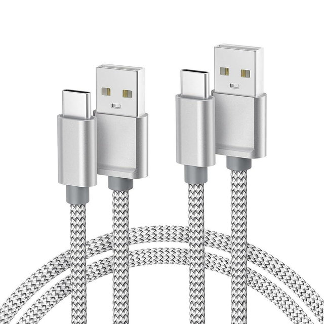 Basesailor for Google Pixel 9 Pro USB Type C Charger Cable 10FT 2Pack,Nylon Charging Cord for iPhone 17 16 16e 15 Pro Max,Z Flip Fold,S9 S10 S10E S25 S24 Plus Ultra,A56 A55 A54,Google Pixel 6 5 4 XL