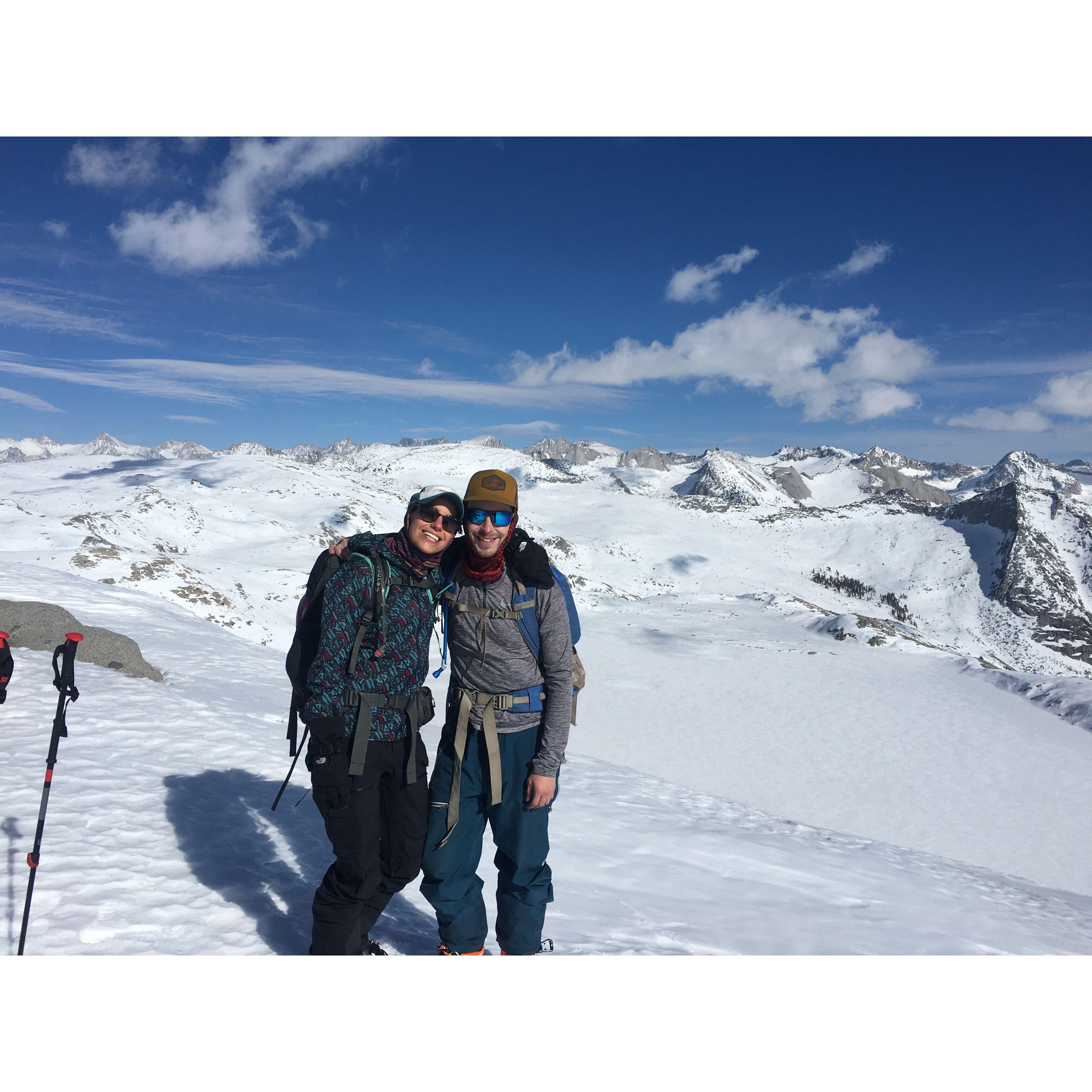 Our first Backcountry ski hut trip!