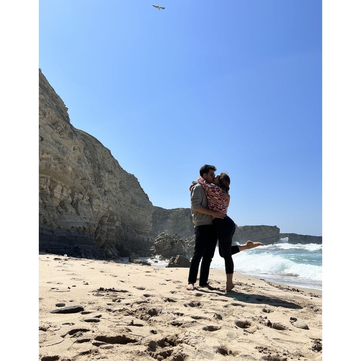 Praia do Portinho da Areia de Norte, Peniche, Portugal/ May 3rd, 2022