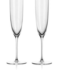 Tiffany's Champagne Glasses for Our First Toast