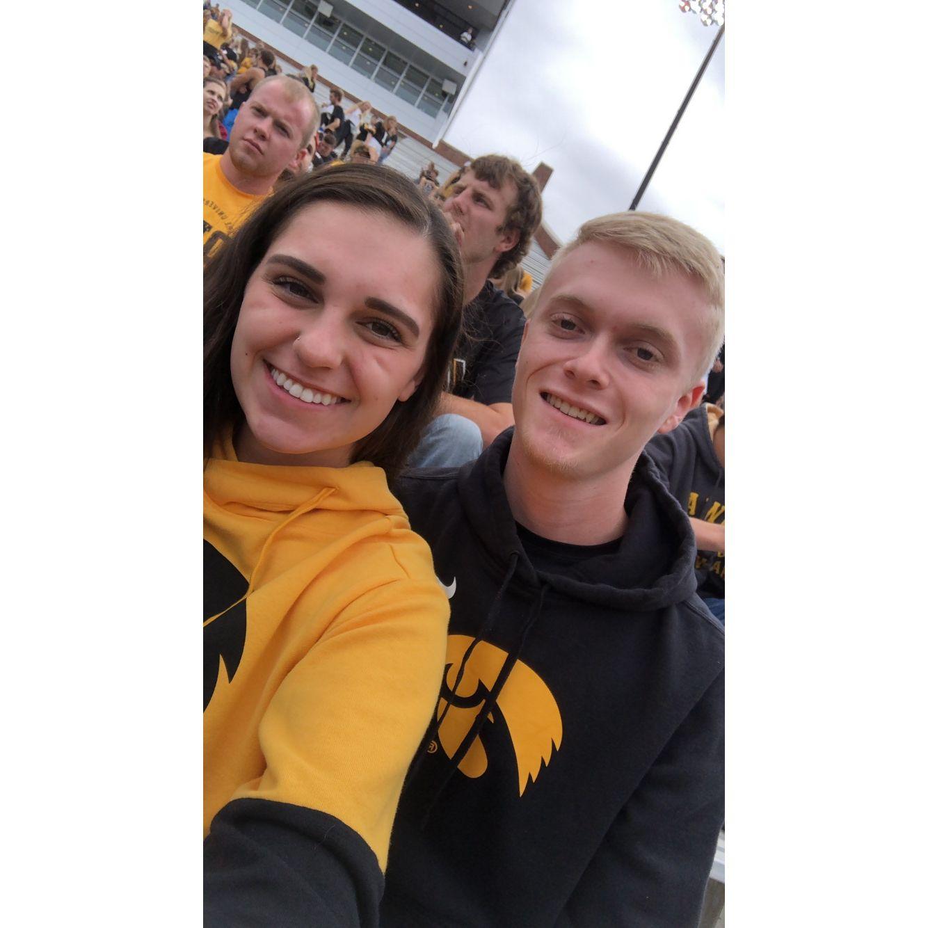 1st Iowa game!