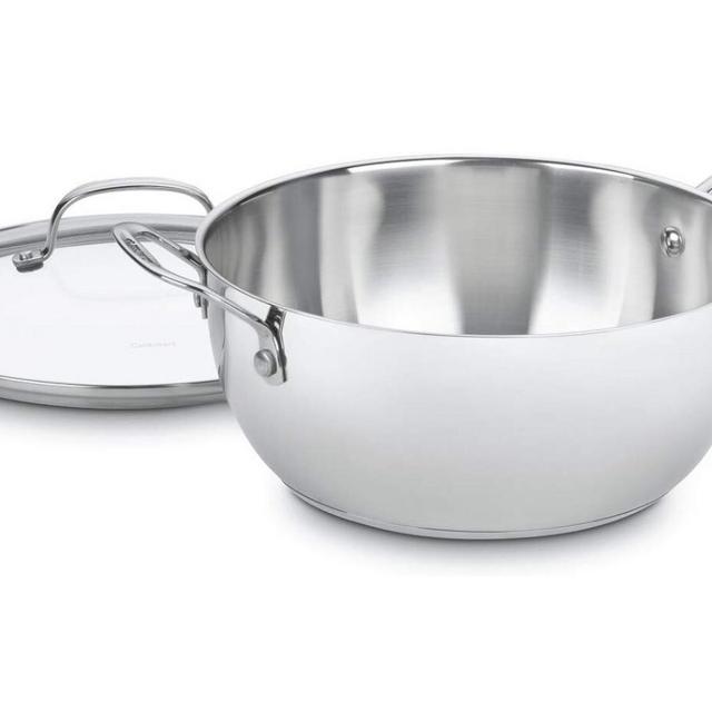 Cuisinart 755-26GD Chef's Classic Stainless 5-1/2-Quart Multi-Purpose Pot with Glass Cover